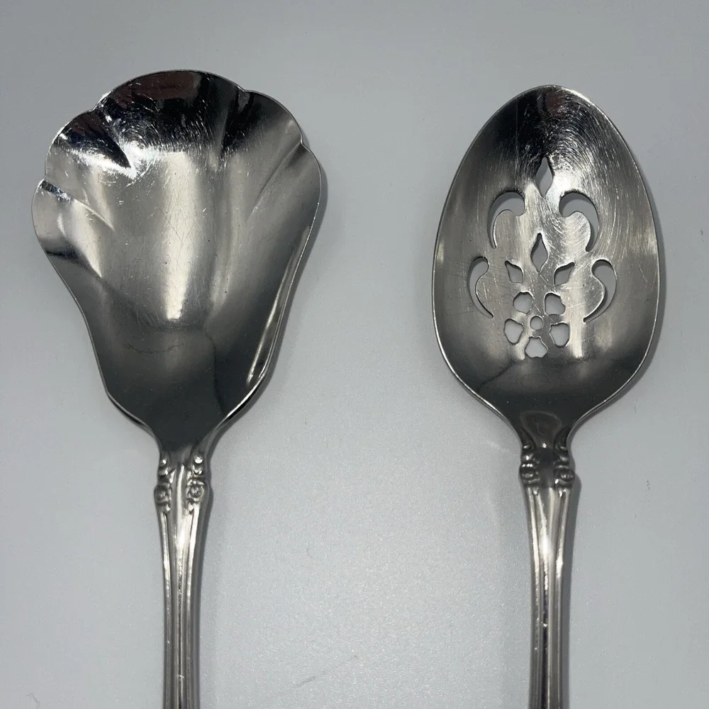 Oneida Community Stainless‎ Brahms Set of 2 Serving Spoons